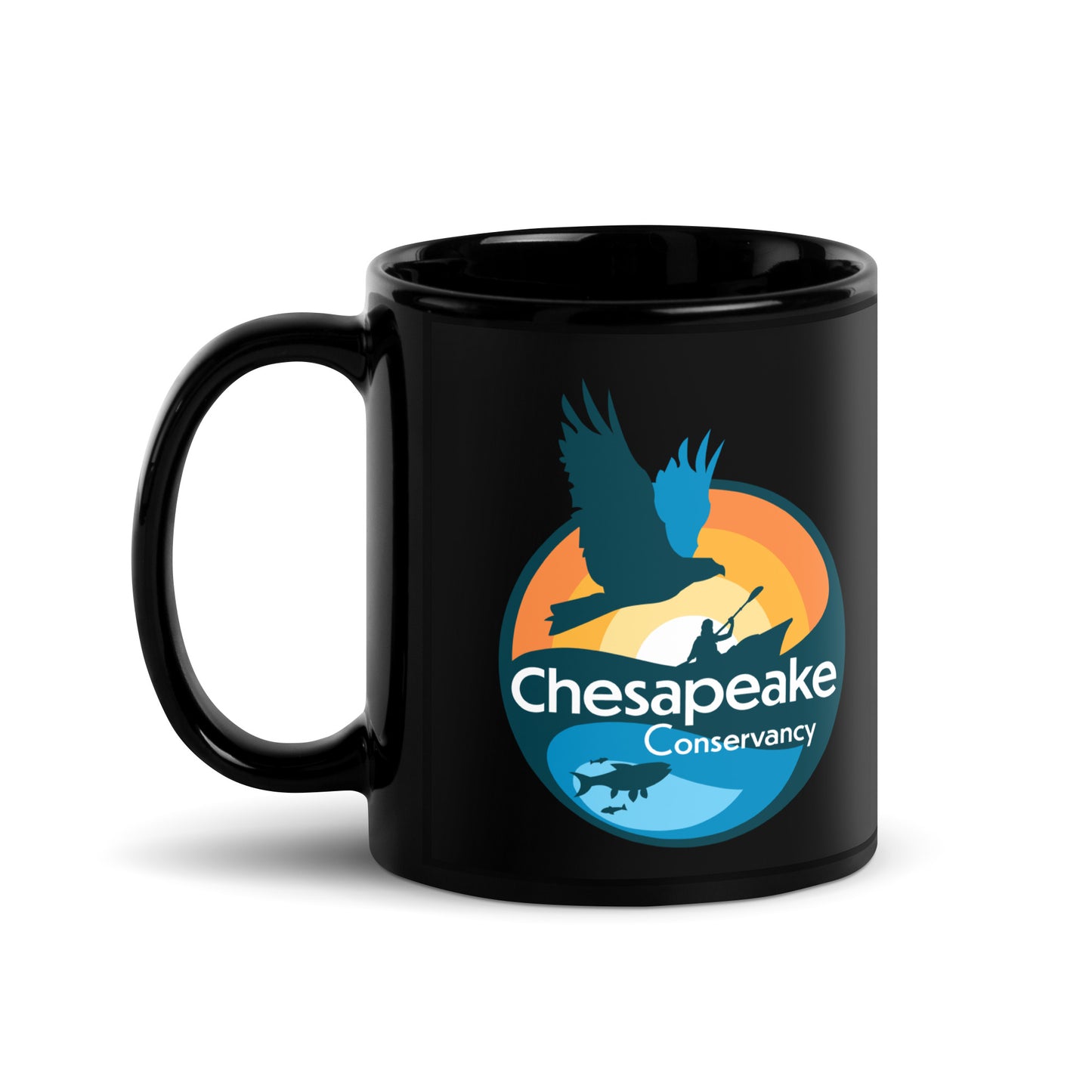 Logo - Black Glossy Mug