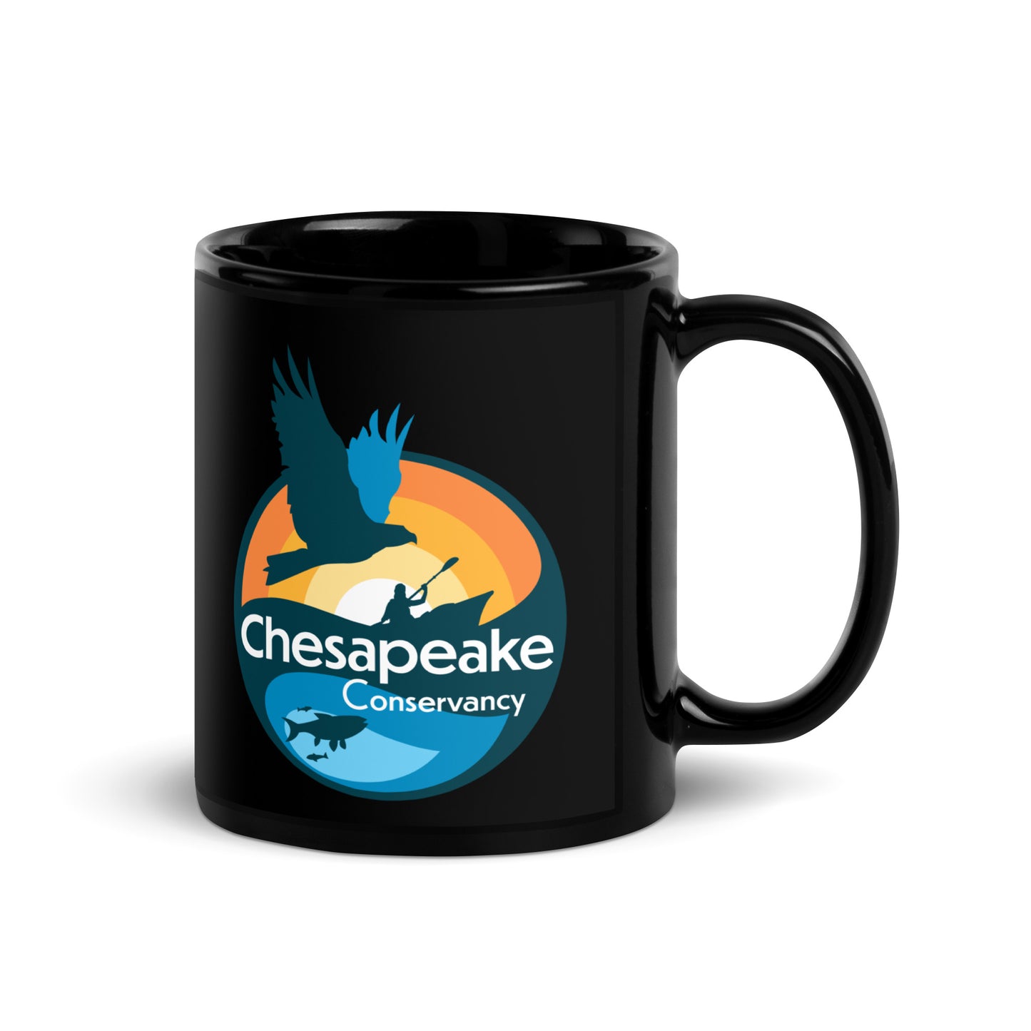 Logo - Black Glossy Mug
