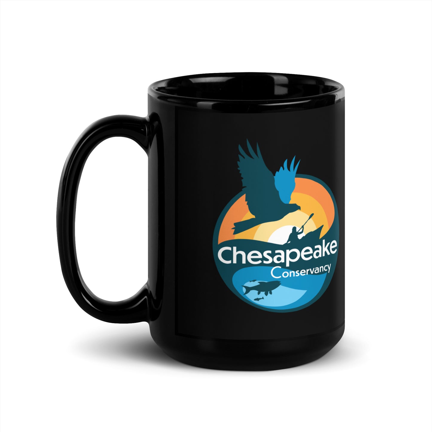 Logo - Black Glossy Mug
