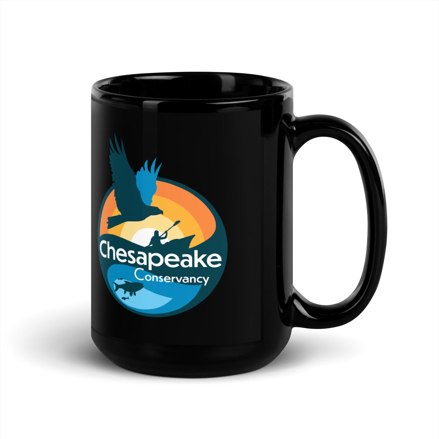 Logo - Black Glossy Mug
