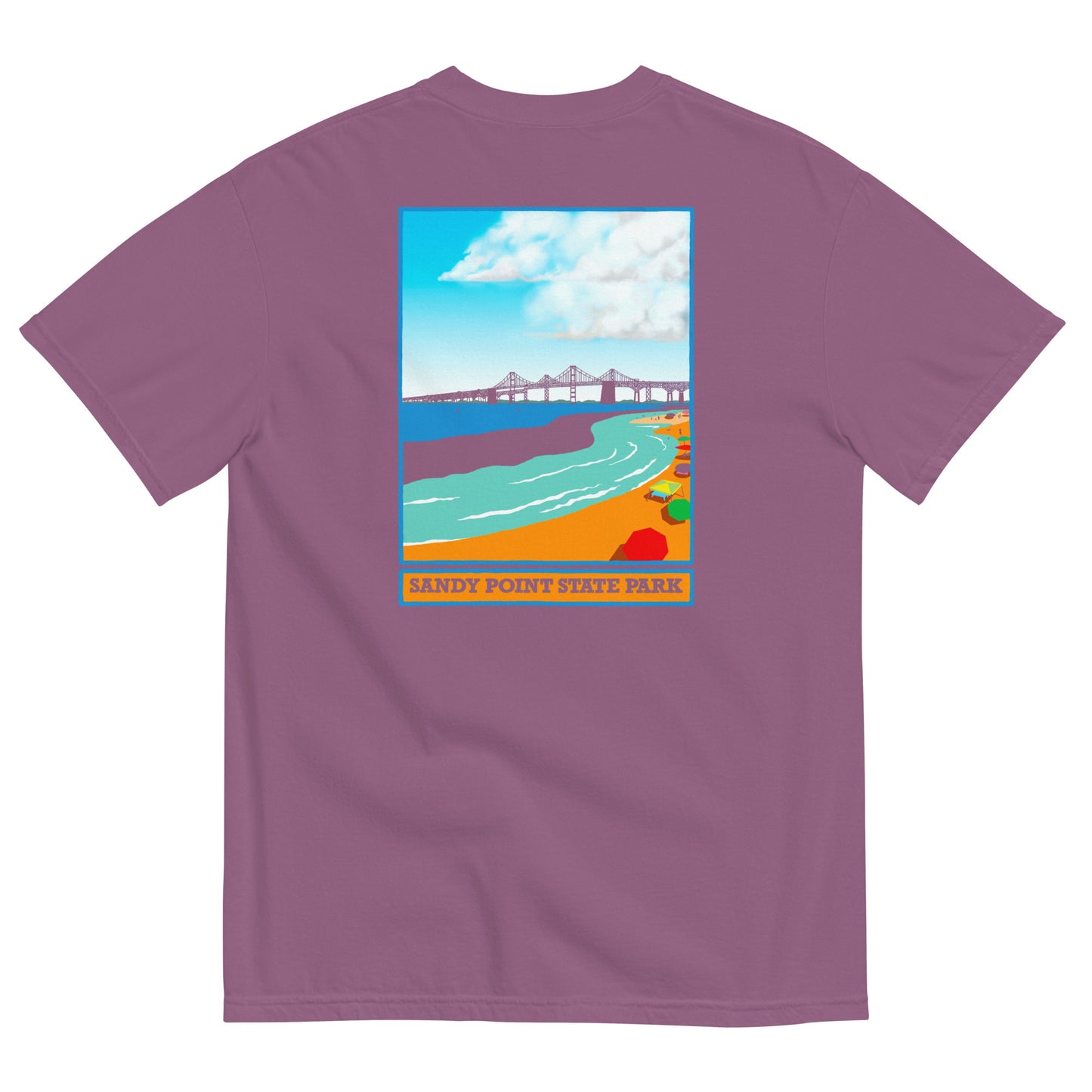 Sandy Point State Park - Heavyweight Comfort Colors - Unisex T-shirt