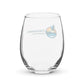 Logo - Stemless wine glass