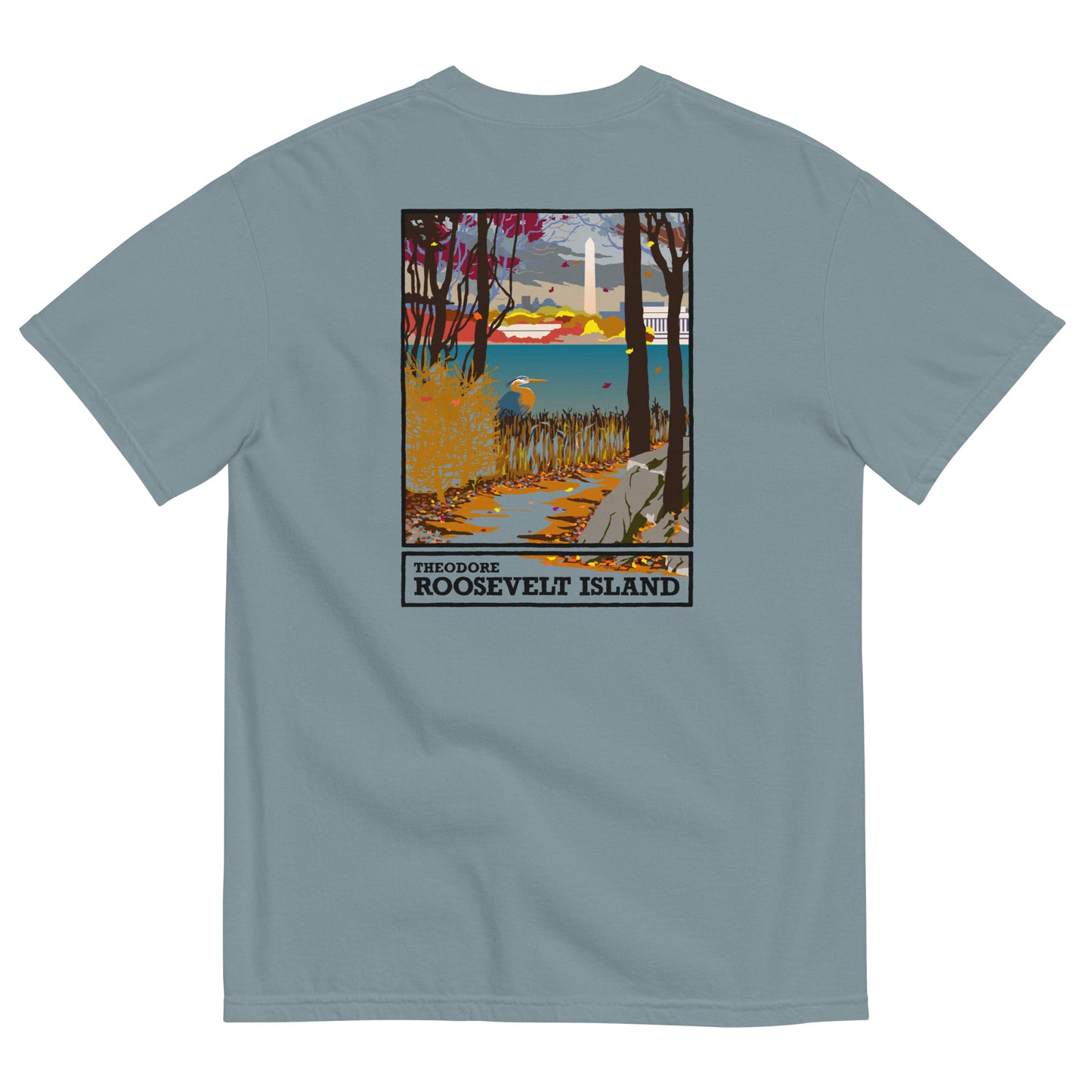 Theodore Roosevelt Island - Heavyweight Comfort Colors - Unisex T-shirt