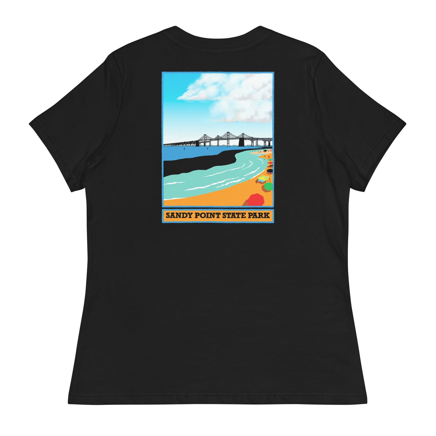 Sandy Point State Park - Women's Relaxed T-Shirt