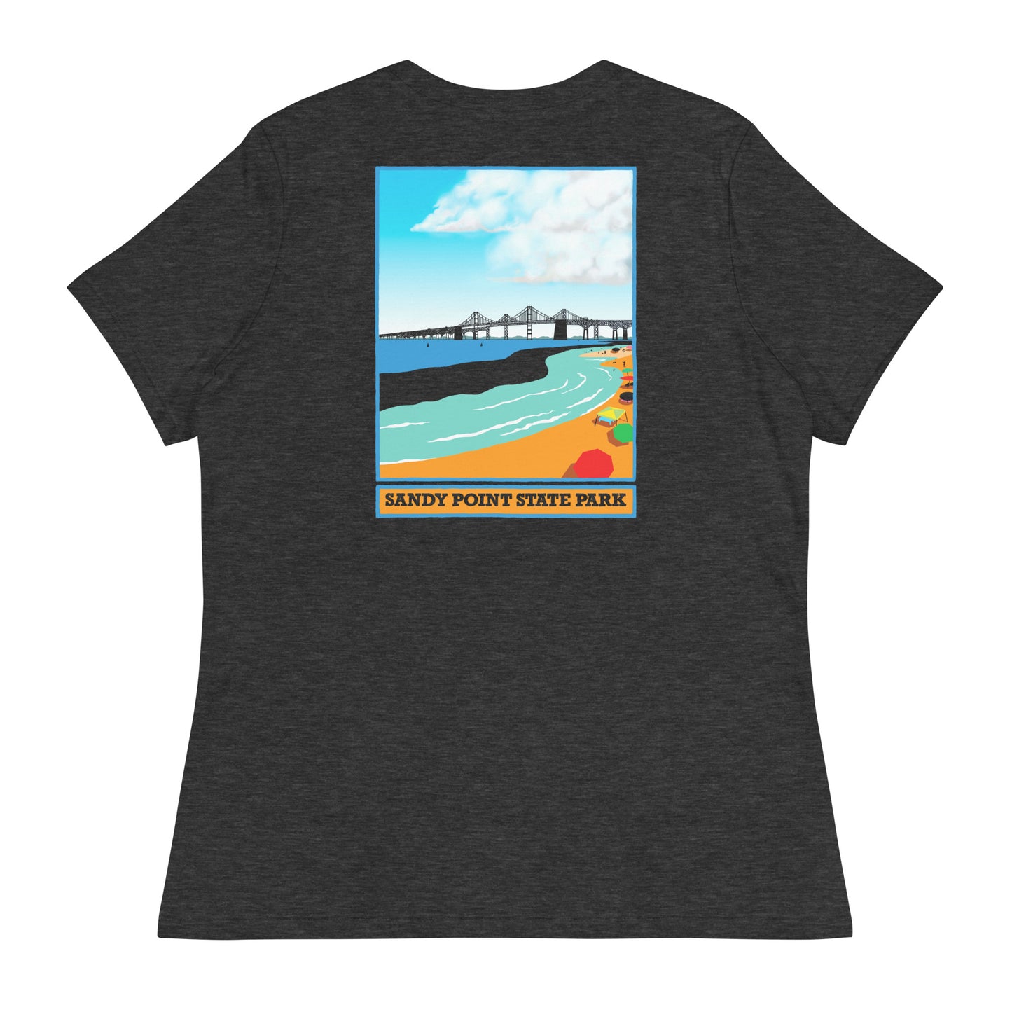 Sandy Point State Park - Women's Relaxed T-Shirt